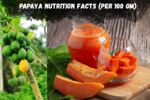 Papaya Nutrition Facts (Per 100 gm)