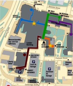 Massachusetts General Hospital Map